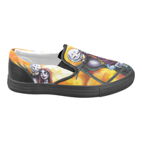 Nightmare Jack and Sally Men's Slip-on Canvas Shoes