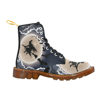 Halloween Witch Lace Up Martin Boots for Men