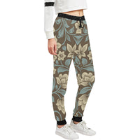 Casual Baggy Slacks Pants for Women Running Gym Vintage Flower Style - Perinterest