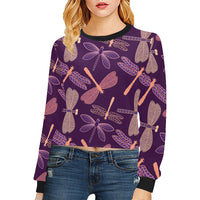 Women's Cropped Pullover Sweatshirts