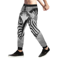 Zebra Mens Gym Baggy Slacks Pants