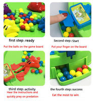 Toys for Boys and Girls Over 3 Years Old, Feeding Small Frogs Swallowing Beads and Eating Beans Casual Puzzle Desktop Games Parent-Child Game Toys