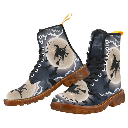 Halloween Witch Lace Up Martin Boots for Men