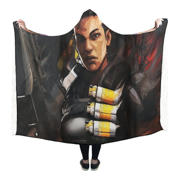 Warrior Mercenary Hooded Blanket 80x53 Inch