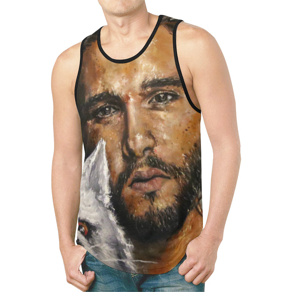 New All Over Print Tank Top for Men