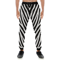 Zebra Mens Gym Baggy Slacks Pants