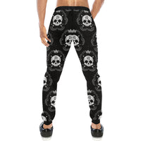 Pirate Skull Mens Gym Baggy Slacks Pants - Perinterest