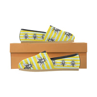 Seamless Pattern With Bees Loafers Flats - Perinterest