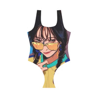 Vest One Piece Swimsuit