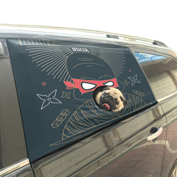 Pet Car Window Curtain