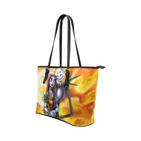 Nightmare Jack and Sally Leather Tote Bags For Women