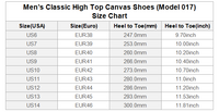 Men's High Top Canvas Shoes