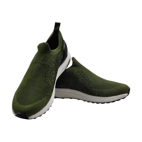 Green  Men Casual Wear Running Sneakers
